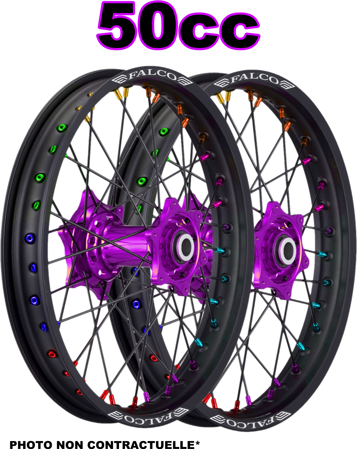 Jantes 50cc Enduro FALCO® 100% Personnalisables - Falco