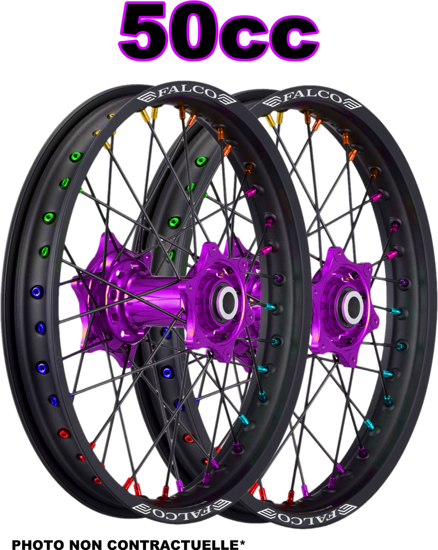 Jantes 50cc Enduro FALCO® 100% Personnalisables - Falco