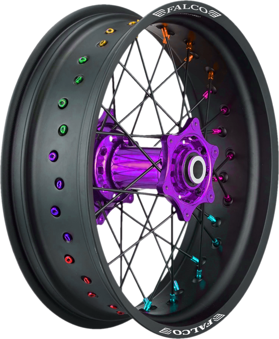 JANTE ARRIERE SUPERMOTARD 100% PERSONNALISABLES FALCO® - Falco