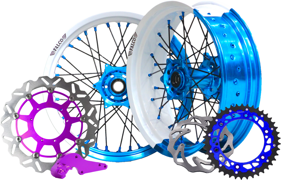 KIT COMPLET SUPERMOTARD BICOLORE - Falco