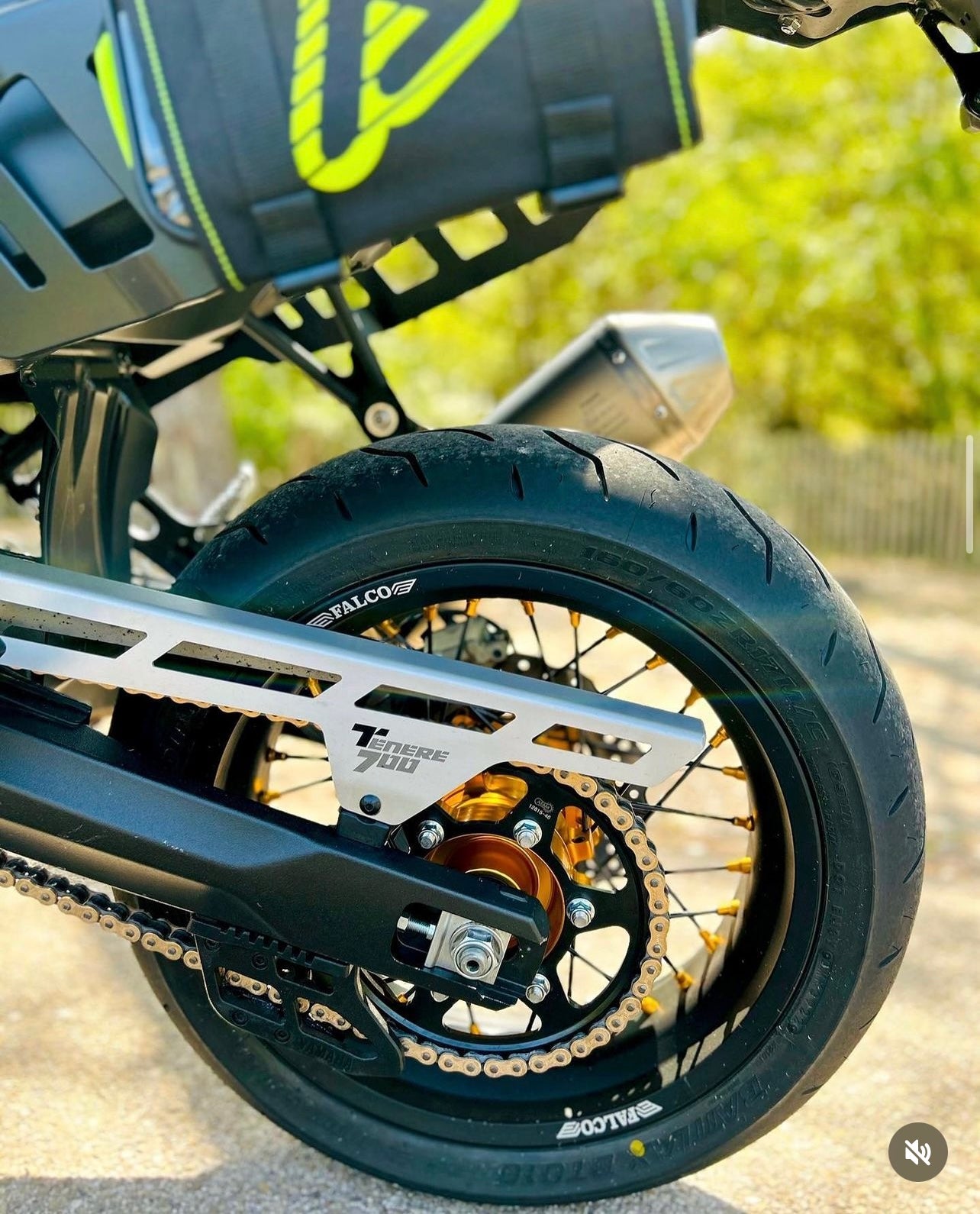 JANTES TUBELESS FALCO® 100% PERSONNALISABLES COMPATIBLES YAMAHA TENERE T7 ténéré 700  SUPERMOTO SUPERMOTARD ENDURO