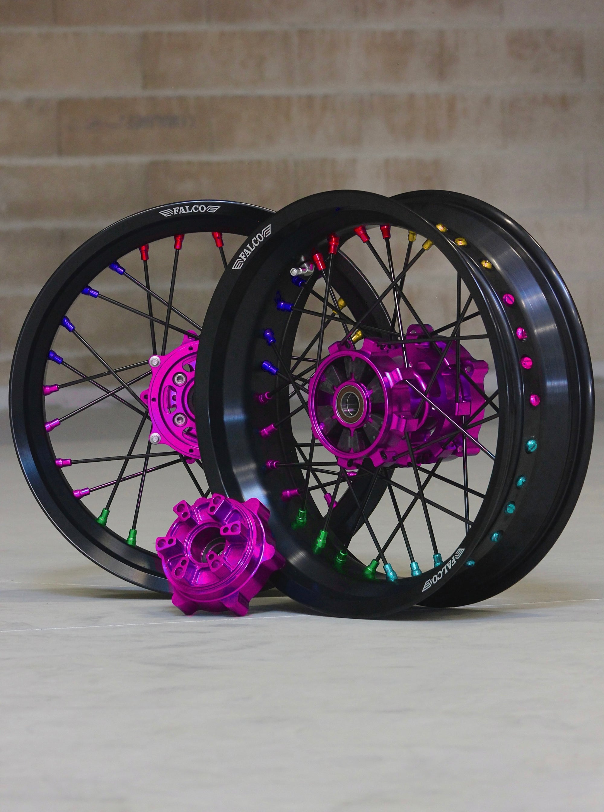 JANTES TUBELESS FALCO® 100% PERSONNALISABLES COMPATIBLES HONDA - Falco