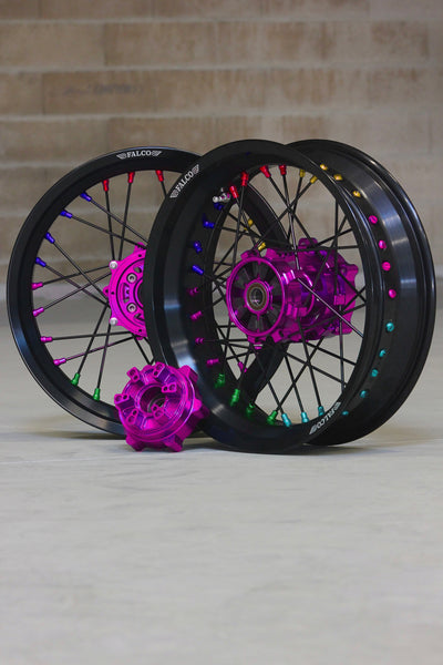 JANTES TUBELESS FALCO® 100% PERSONNALISABLES COMPATIBLES YAMAHA TENERE T7 ténéré 700  SUPERMOTO SUPERMOTARD ENDURO
