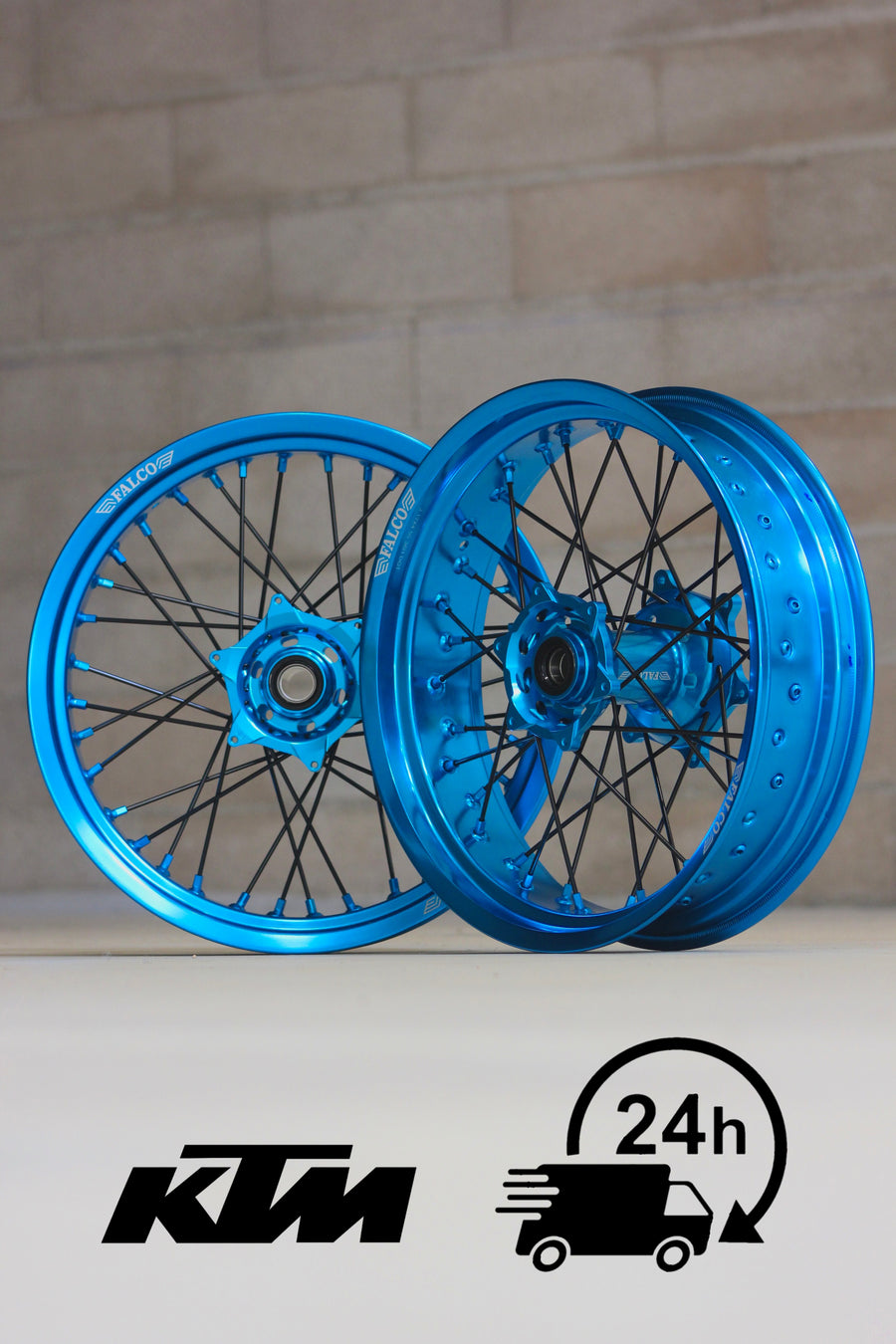 Jantes Supermotard 24H FALCO® compatibles KTM - Falco