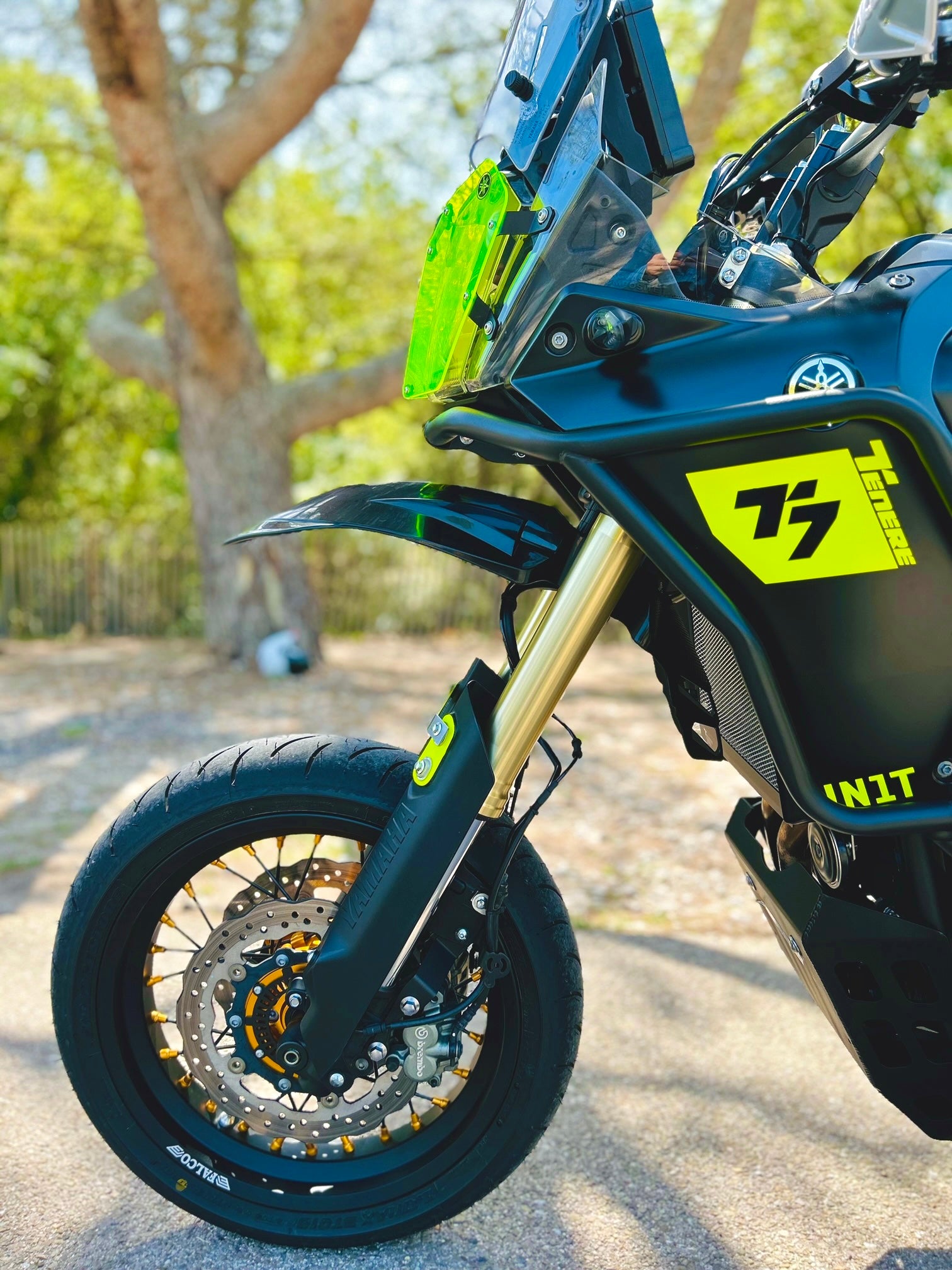 JANTES TUBELESS FALCO® 100% PERSONNALISABLES COMPATIBLES YAMAHA TENERE T7 ténéré 700  SUPERMOTO SUPERMOTARD ENDURO