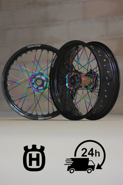Jantes Supermotard 24H FALCO® compatibles HUSQVARNA - Falco