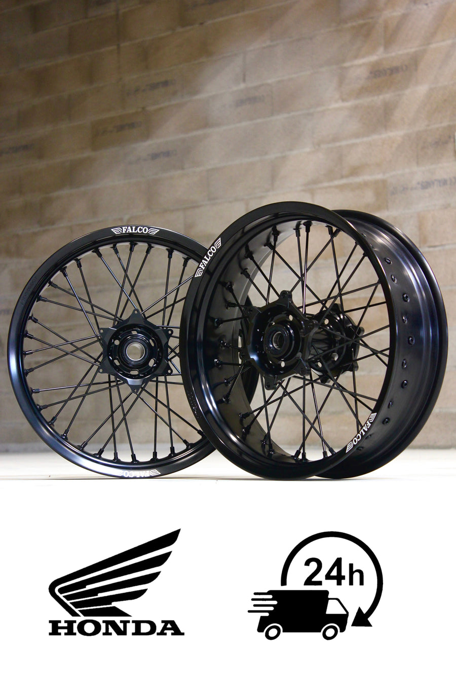Jantes Supermotard 24H FALCO® compatibles HONDA - Falco