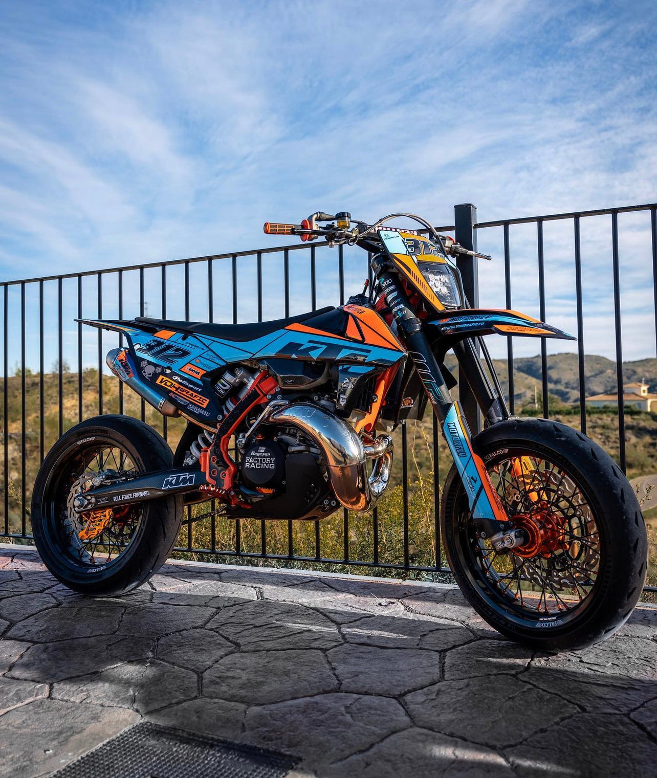 KIT COMPLET SUPERMOTARD - Falco