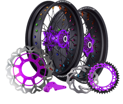 KIT COMPLET SUPERMOTARD - Falco Jantes Supermotard FALCO® 100% Personnalisables - Falco Jante supermotard Ktm wheel supermoto exc sxf Felgen cerchi supermoto jantes supermotards wheels supermotos Cr crf yz yzf yfz wr cr crf rm rmz kx kxf ktm sx sxf tm 80 85 125 250 300 450 yamaha honda suzuki kawasaki ktm husqvarna BETA FANTIC GASGAS husaberg kawasaki sherco rieju cross mx